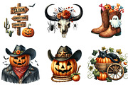Western Halloween Sublimation Bundle, an Illustration by DreamArtGraphic (Thumbnail 3 of 5)