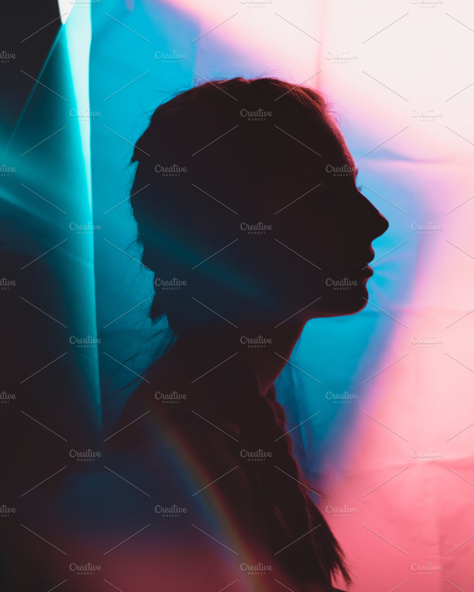 Girl Silhouette, a Person Photo by Fossilized Tree Sap