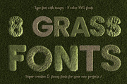 Green Grass or Fur Typo Creator, a Sans Serif Font by TVartworks (Thumbnail 3 of 14)