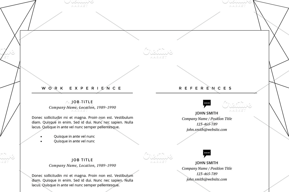Modern Resume & Cover Letter MS Word, a Resume Template by This Paper Fox (Photo 5 of 5)