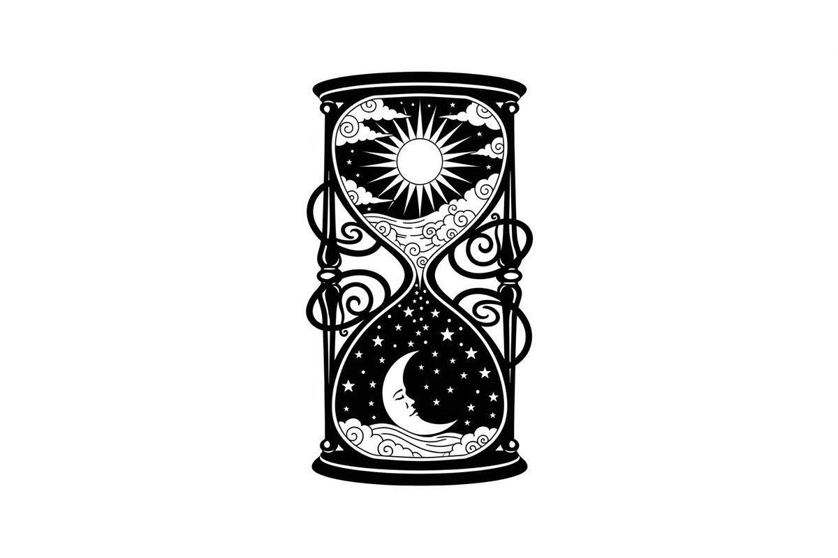 Celestial Sun Moon Hourglass Bundle, an Illustration by Gaye Art (Photo 16 of 31)