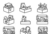 430 Subscription Business Icon Set, an Outline Icon by adenpinkstore (Thumbnail 6 of 12)
