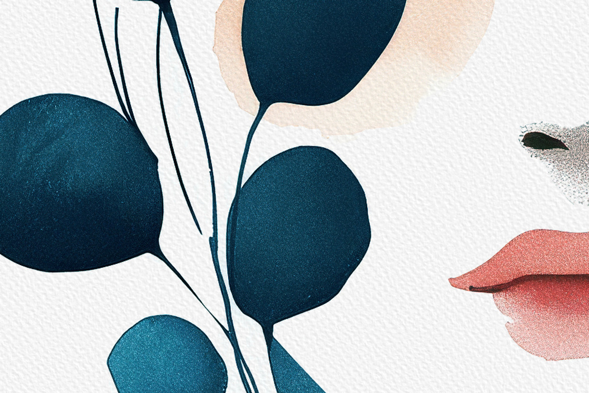 Watercolor Female Faces, a Person Illustration by BazziBa♥ (Photo 4 of 5)