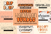 Halloween Font Bundle, a Handwritten Font by Freeling Design House (Thumbnail 1 of 20)