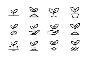 Vector illustration of various plant, an Object Illustration by ZinetroN