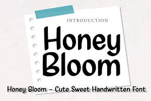 Honey Bloom, a Handwritten Font by Wow Magic