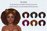 Hairstyles clipart 30 PNG, an Illustration by Illustrator Space (Thumbnail 4 of 6)