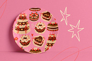 Birthday cakes, a Food Illustration by Twisted Tail (Thumbnail 4 of 7)
