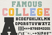 College Font- Sporty Design, a Slab Serif Font by MaxArt Foundry (Thumbnail 5 of 9)