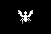 Bat Insect Silhouette Vector, an Animal Illustration by Vectorium Studio (Thumbnail 2 of 4)