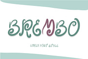 Brembo, a Handwritten Font by Yoga Letter (Thumbnail 1 of 6)