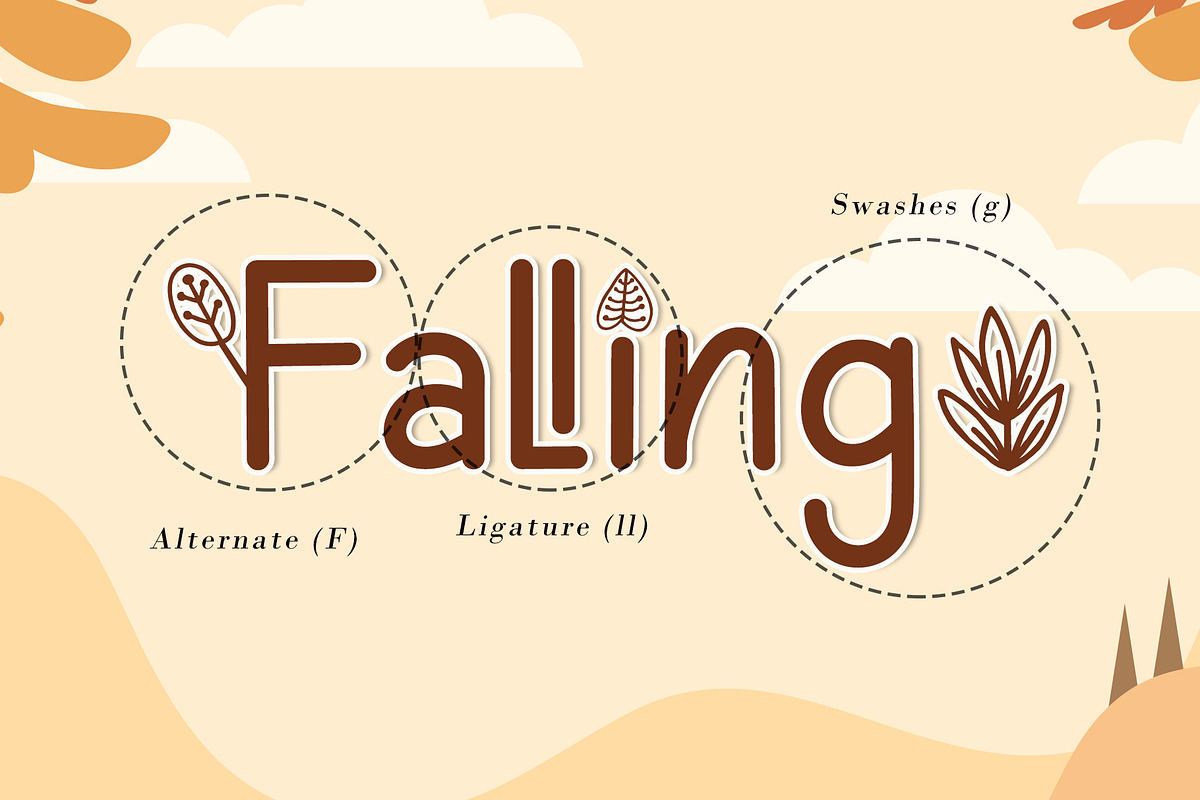 Autumn Ceria, a Font by AEN Creative Studio (Photo 5 of 7)