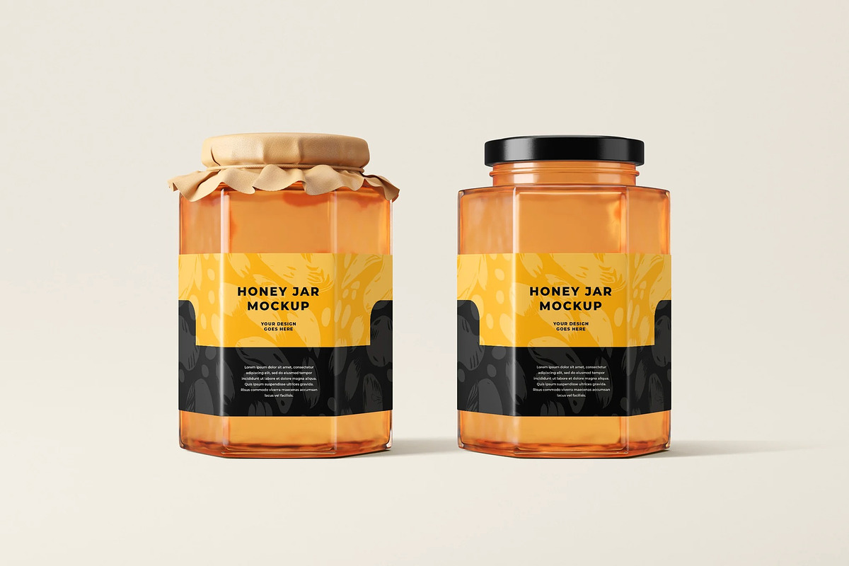 Honey Jar Mockup, a Product Mockup by zpackcreative (Photo 1 of 4)