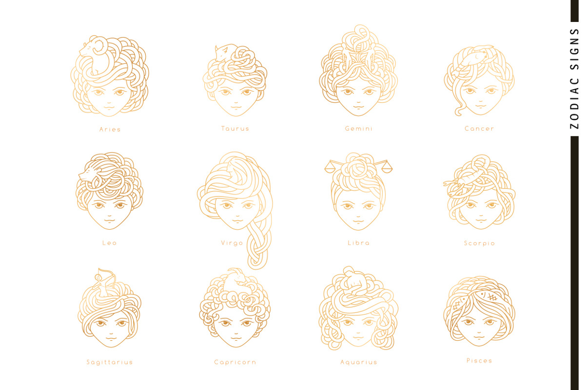 Zodiac signs., a Graphic by Luba Vega (Photo 12 of 14)