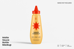 Sauce Bottle Mockup, a Packaging Mockup by Unerispace
