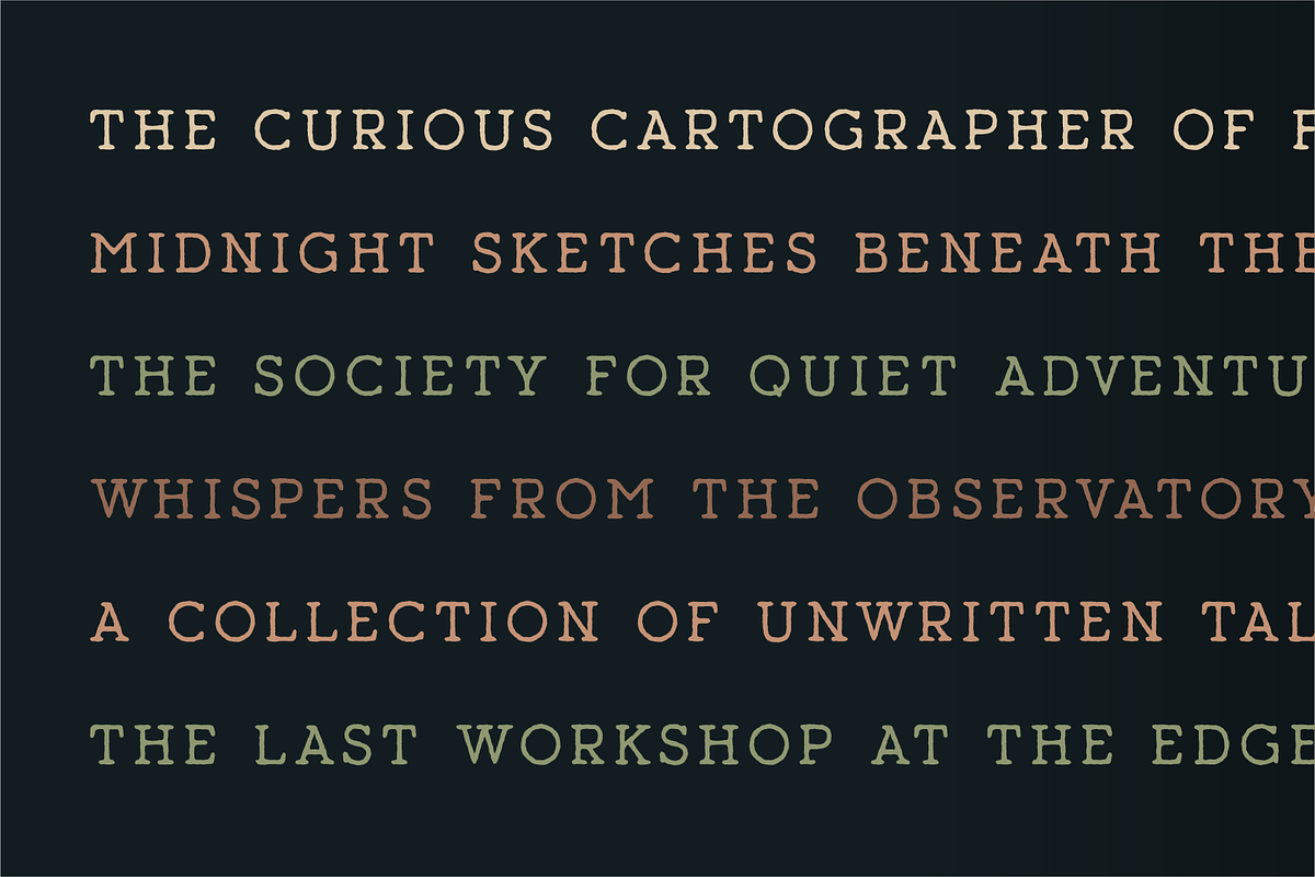 Typetopia Eroded Serif Typeface, a Handwritten Font by alpercakici (Photo 14 of 17)