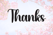Cherry Bloosom | Script Font, a Handwritten Font by Scratchones (Thumbnail 8 of 8)