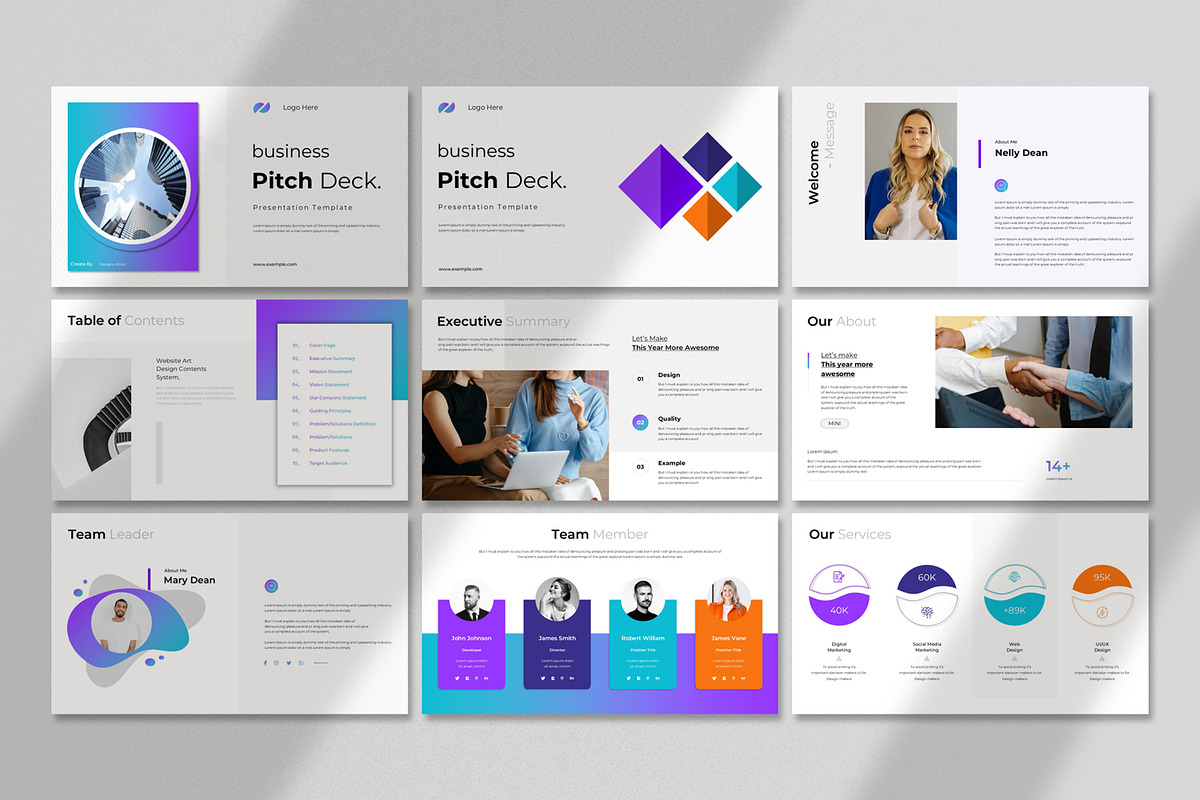 Investor Pitch-Deck Template preview 5