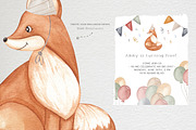Forest party. Watercolor birthday., an Animal Illustration by Ooh Lily (Thumbnail 11 of 16)