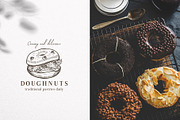 Bagels & Paninis hand-drawn graphic, a Food Illustration by BarcelonaShop (Thumbnail 2 of 5)