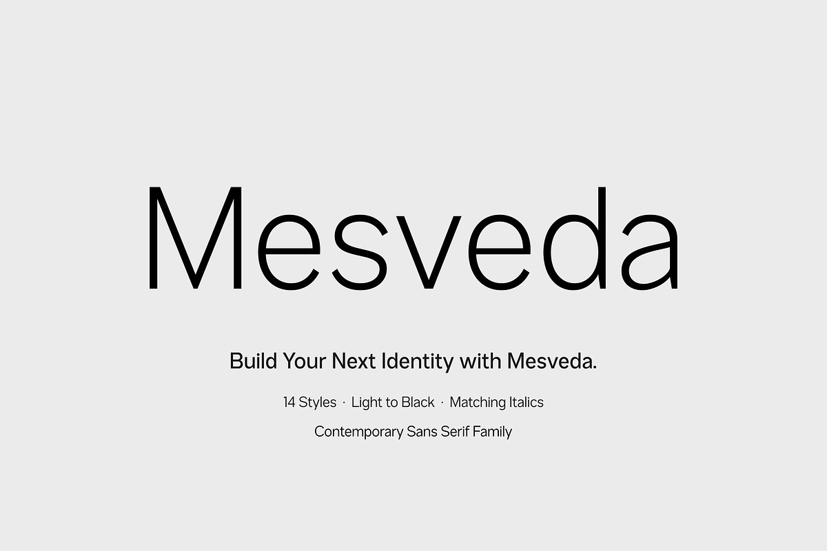 Mesveda - Contemporary Sans Serif, a Sans Serif Font by agnyhasyastudio (Photo 19 of 19)