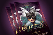 Carnival Mask Party Flyer, a Flyer Template by Ade Concept (Thumbnail 2 of 5)