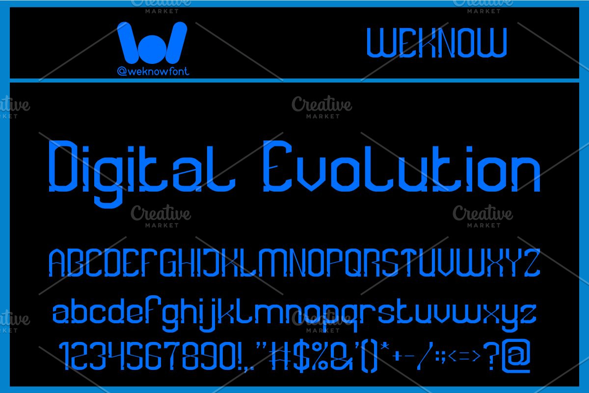 Electric Youth font, a Font by weknow (Photo 5 of 8)