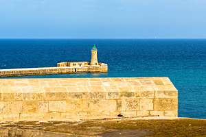 St. Elmo Lighthouse near Valletta -, an Architecture Photo by Leonid Andronov