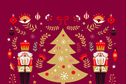 Merry Christmas, a Seasonal Illustration by MoleskoStudio (Thumbnail 10 of 17)