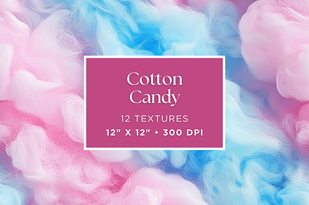 Cotton Candy Seamless Textures