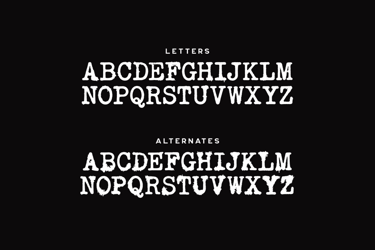 Carcosa Typeface, a Serif Font by Tugcu Design Co. (Photo 3 of 3)