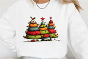 Whimsical Christmas Tree Clipart, an Illustration by OK Design (Thumbnail 6 of 6)