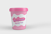 Glossy Ice Cream Cup Mockup PSD, a Cups & Container Mockup by Akrinity Digital (Thumbnail 2 of 8)