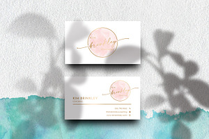 Watercolor Logo and Business Card