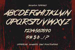 Skumfuk Typeface