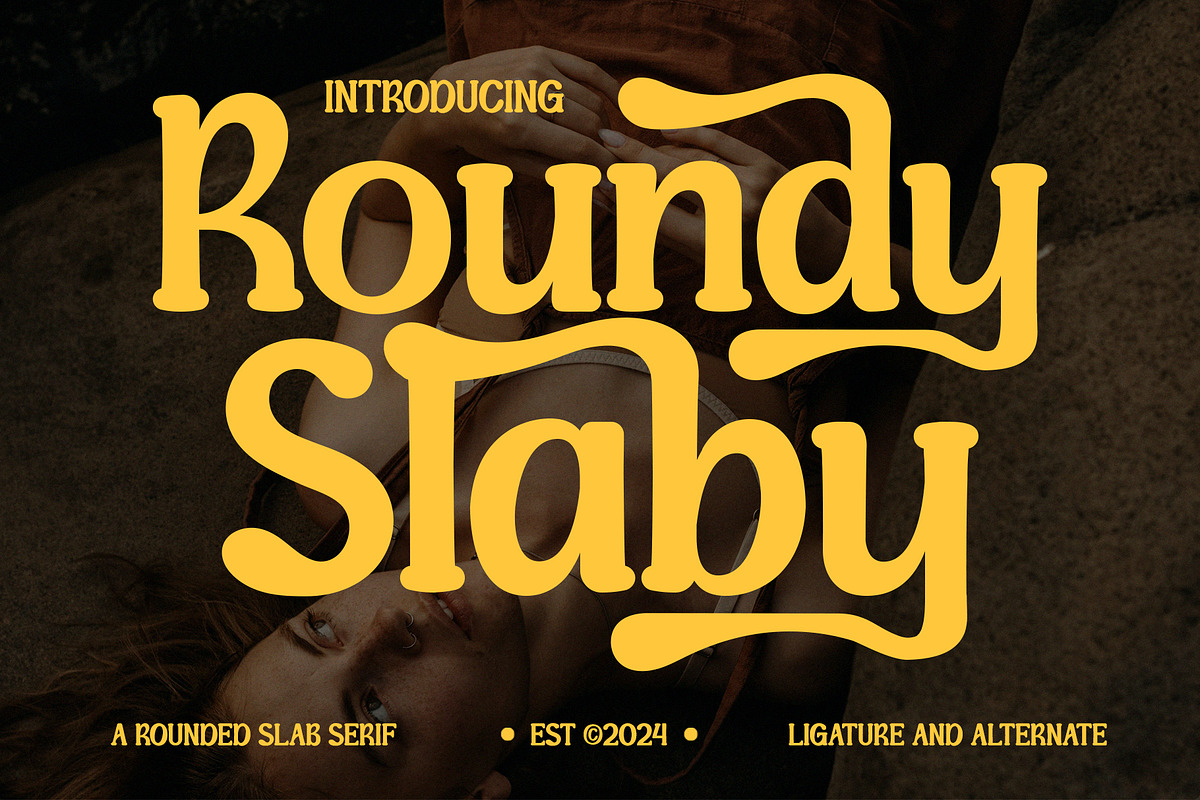 Roundy Slaby - Slab Serif Bold, a Slab Serif Font by Inviline.co (Photo 1 of 12)