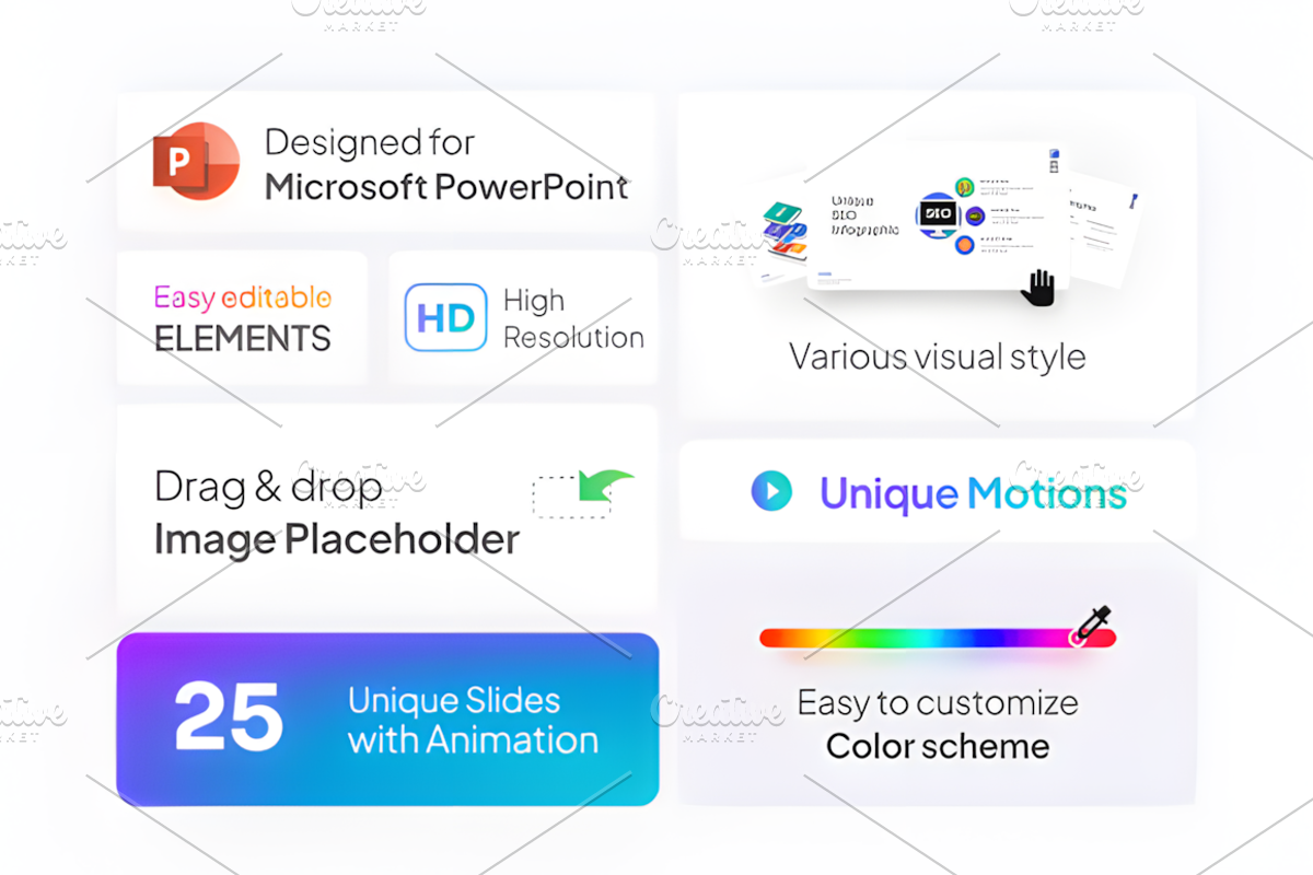 SEO Infographic PowerPoint Template, a Presentation Template by Ink Gallery (Photo 2 of 3)