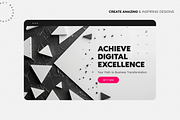 Black&White 3D Geometric Backdrops, an Abstract Photo by Lumeno (Thumbnail 4 of 5)