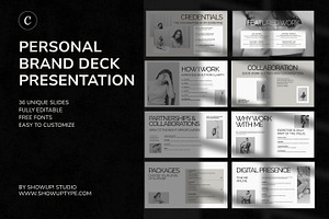 Personal Brand Deck - Canva