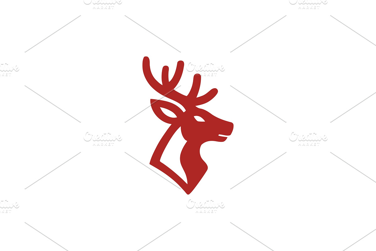Deer Head Logo Collection, a Branding & Logo Template by Vectorium Studio (Photo 3 of 25)
