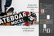 Skateboard Mockup #40, a Shirt Mockup by alexandeerco (Thumbnail 2 of 5)