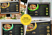 Digital Menu Design Templates, a Stationery Template by MRI STUDIO (Thumbnail 1 of 4)