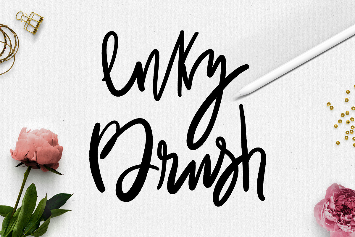 Procreate Lettering Brushes + Bonus, a Brush Add-On by AJ Brushes (Photo 10 of 23)