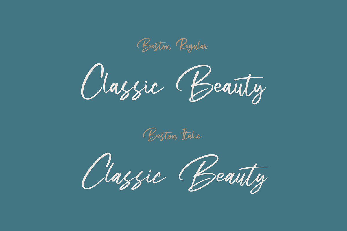 Beston - Casual Script Font, a Script Font by Craft Supply Co. (Photo 4 of 9)