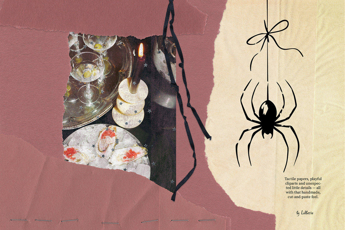 Cute & Creepy Halloween Collage Kit, an Object Graphic by Lidberia (Photo 7 of 12)