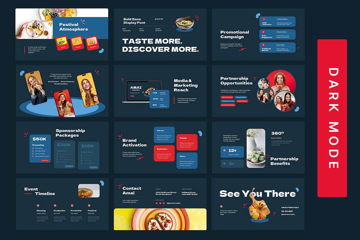 Amai - Food Festival PowerPoint, a Presentation Template by New Coral Design (Photo 6 of 10)