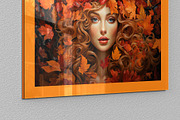 Glass Poster Canvas Mockup - 6 views, an Advertising Mockup by Illusiongraphic (Thumbnail 13 of 18)