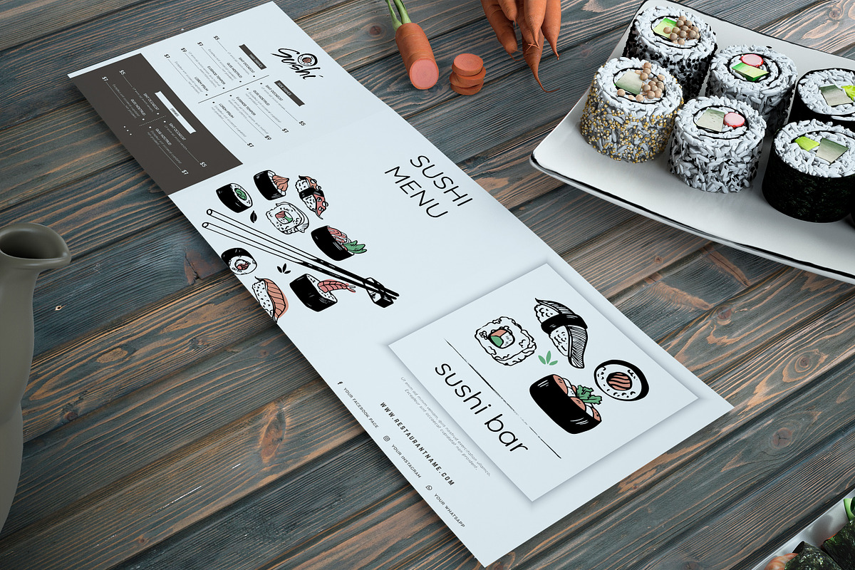 Japanese sushi graphics bundle, an Object Graphic by Doodle emporium (Photo 6 of 9)
