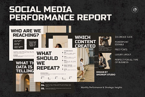 Social Media Performance PowerPoint