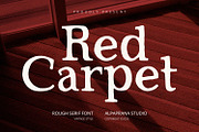 Red Carpet - Serif Font, a Serif Font by Alpaprana (Thumbnail 1 of 10)